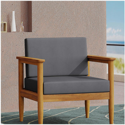 Fauteuil club en bois