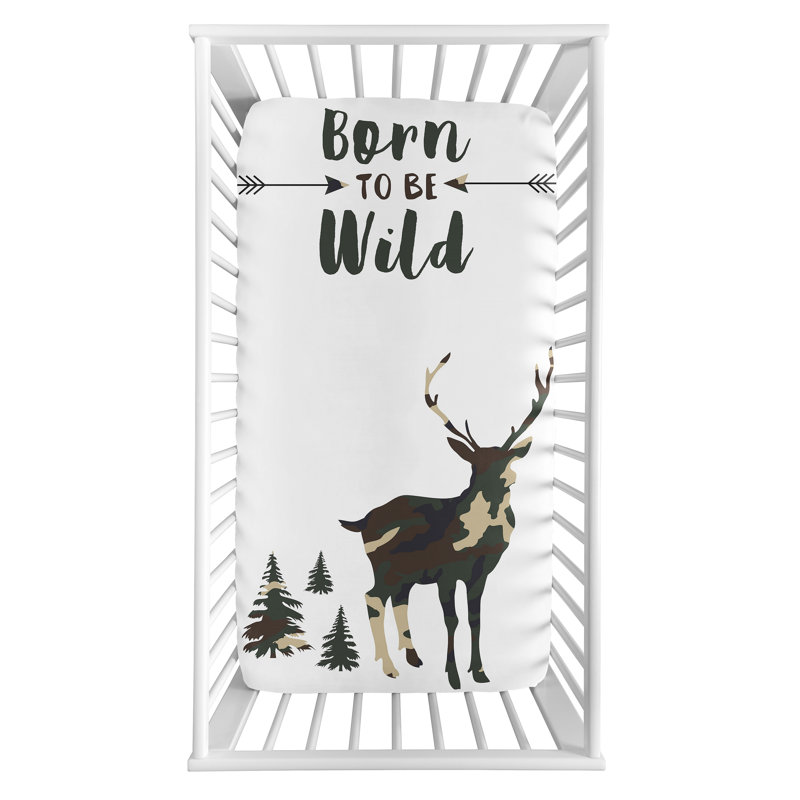 Drap-housse pour lit de bébé Woodland