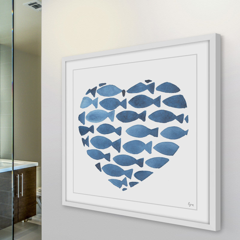 " Lovely Fishes " by Eyre Tarney, 18" H x 18" W x 1.5" D