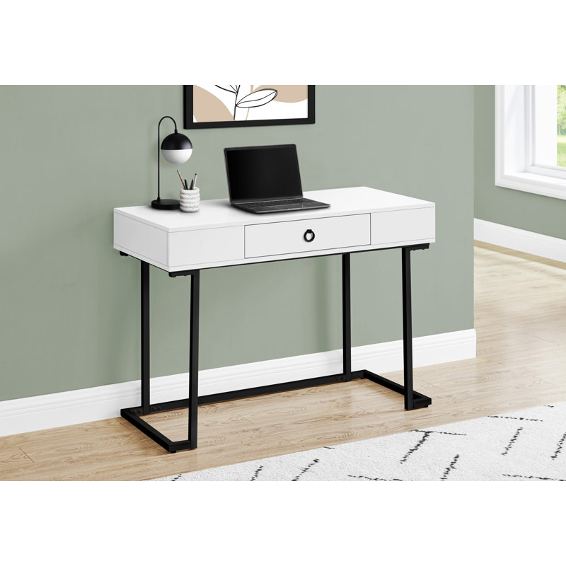 Bureau d'ordinateur, bureau personnel, ordinateur portable, tiroirs de rangement