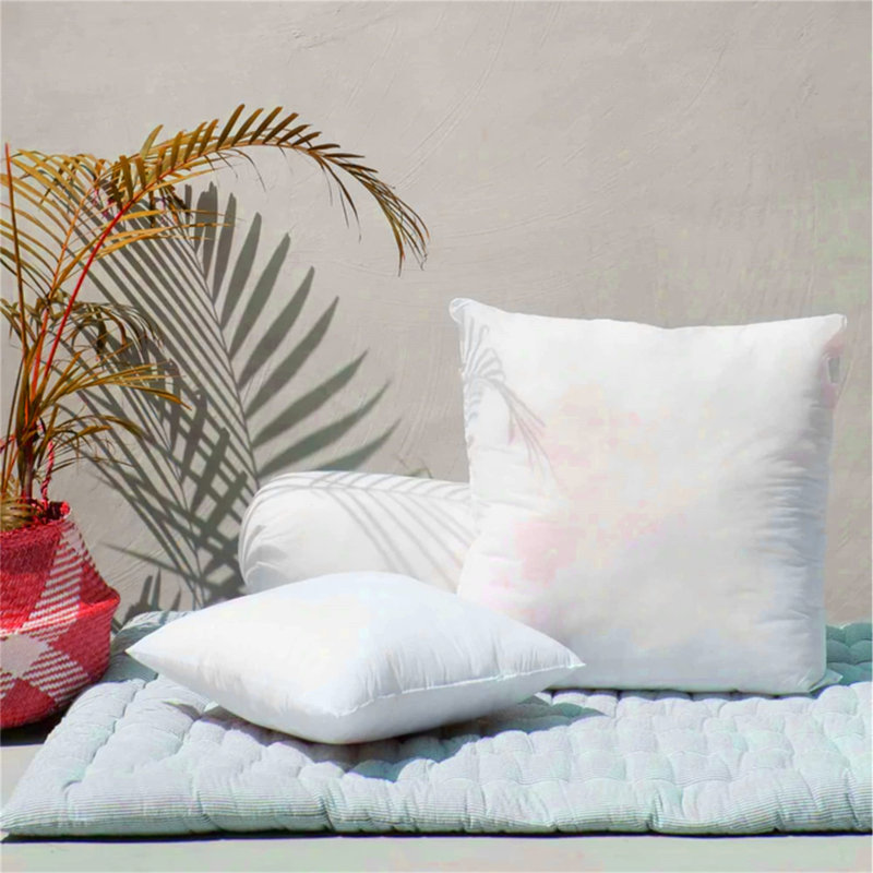 Alarice White Square Cushion