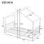 Lit plateforme simple en métal, blanc-1326160700