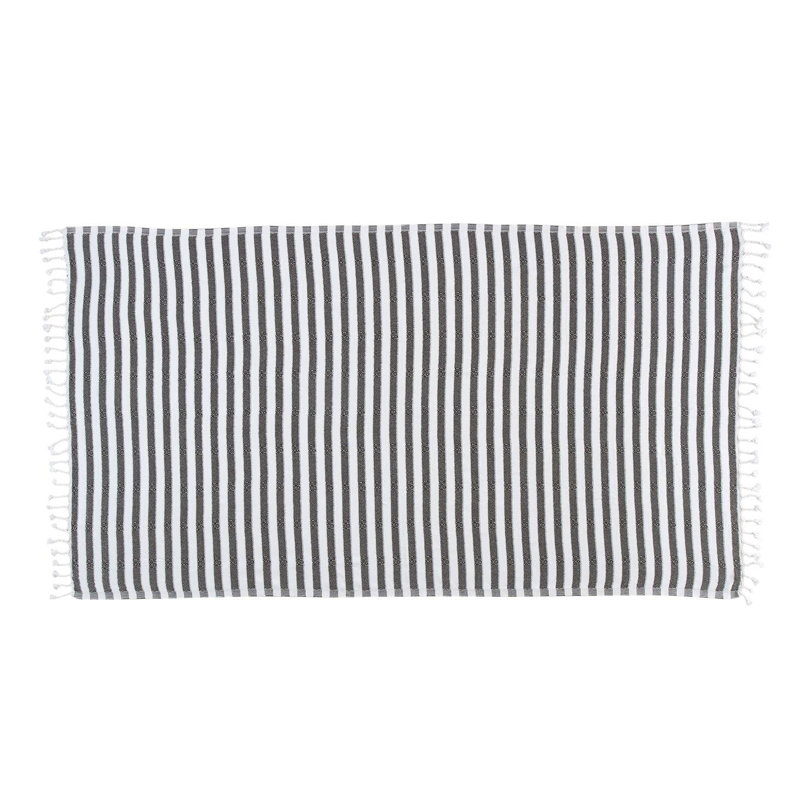 Serviette de bain Kafthan Gocek, Black Zebra