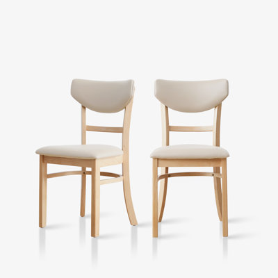 Ensemble de 2 chaises d'appoint rembourrées Halo