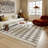 Fractal Diamond Wool Gray Area Rug-1985313663
