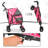 4 Wheel Folding Pet Stroller, Foldable Dog Jogger Stroller with Adjustable Canopy and Mesh Window-106691659