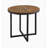 Brown Round End Table