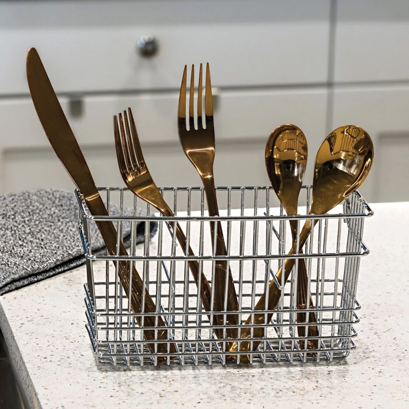 Steel Dish Rack, Silver