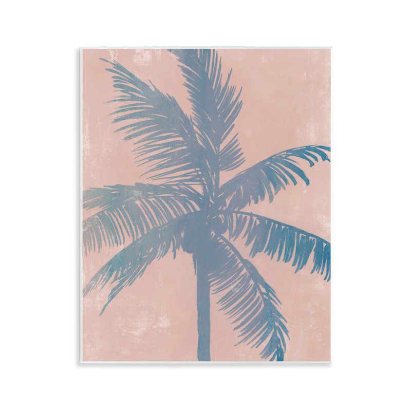 Plaque murale palmier tropical, design par Ian C.
