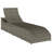 Folding Sun Lounger With Cushion And Storage Poly Rattan-940521244-940521239