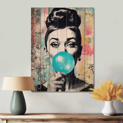 Katzer - People Wood Wall Decor On Natural Pine Wood