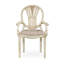 Country Farmhouse Upholstered Arm Chair-39742595