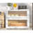 Breadbox For Kitchen Countertop Bin Bread Box Storage Airtight Container Extra Large Capacity Farmhouse Bread Box Double Layer With Diamond Pattern Windows Bread Holder Bamboo White-1544292406