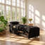 Fauteuil-lit simple convertible en velours capitonné l 68,5 po x P 24,5 po x H 17,5 po