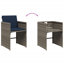 Chaises de patio avec coussins 4 pièces George Oliver-822101517
