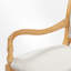 Chaise d'appoint rembourrée avec structure en bois d'hévéa, fauteuil avec pieds tournés-1603073685