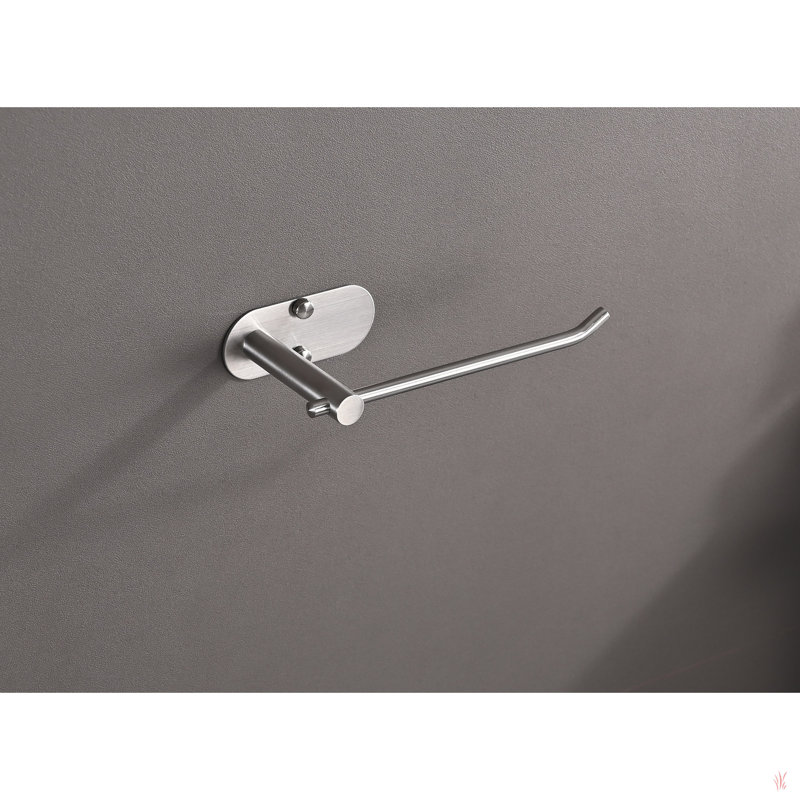 Porte-papier essuie-tout mural auto-adhésif ou à percer en acier inoxydable pour cuisine, salle de bain