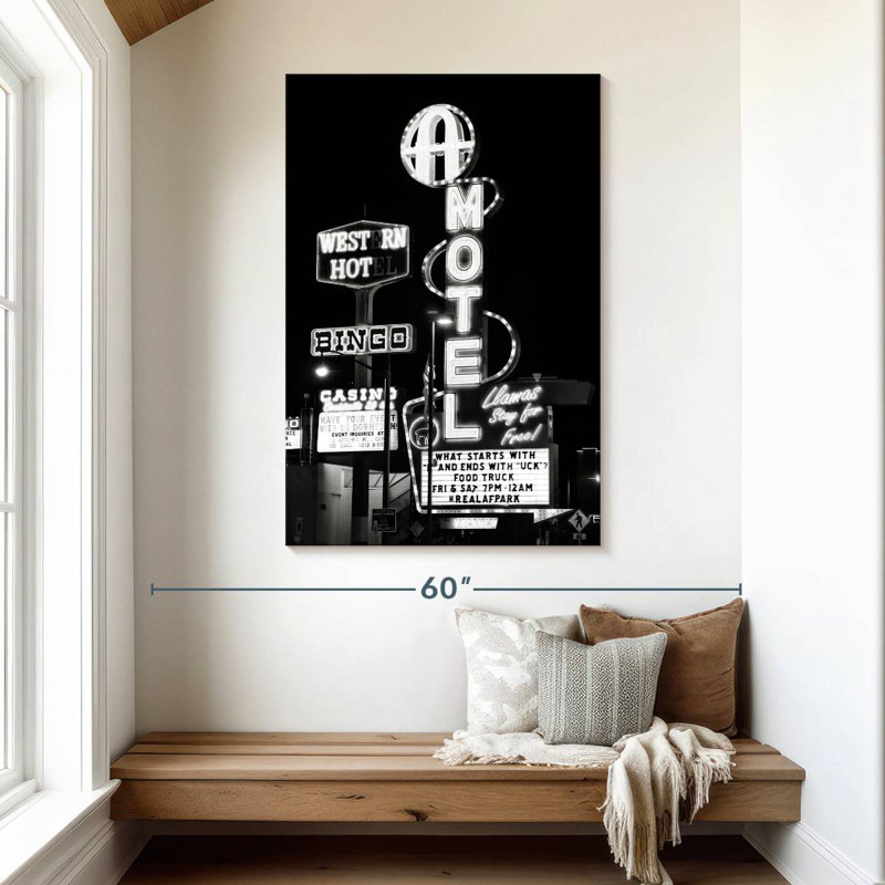 Sireci Vegas Motel, 48" H x 32" W