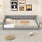 Velvet Upholstered Daybed with Side Storage Pocket for Guest Rooms-1854795374-1854795377