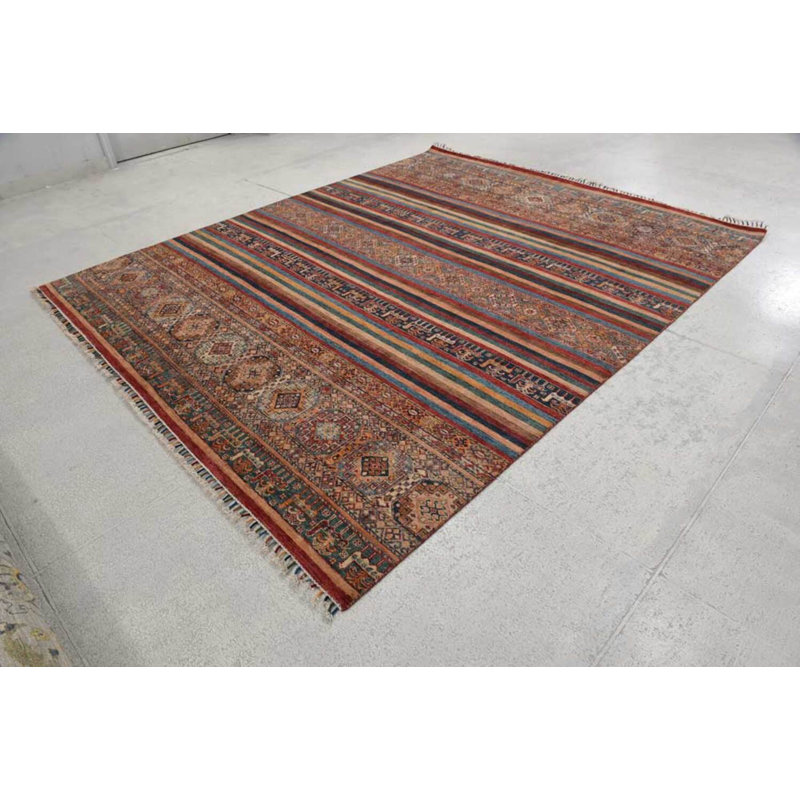 Clearance One-of-a-Kind Rectangle 8' X 9'8" Hand Knotted Area Rug