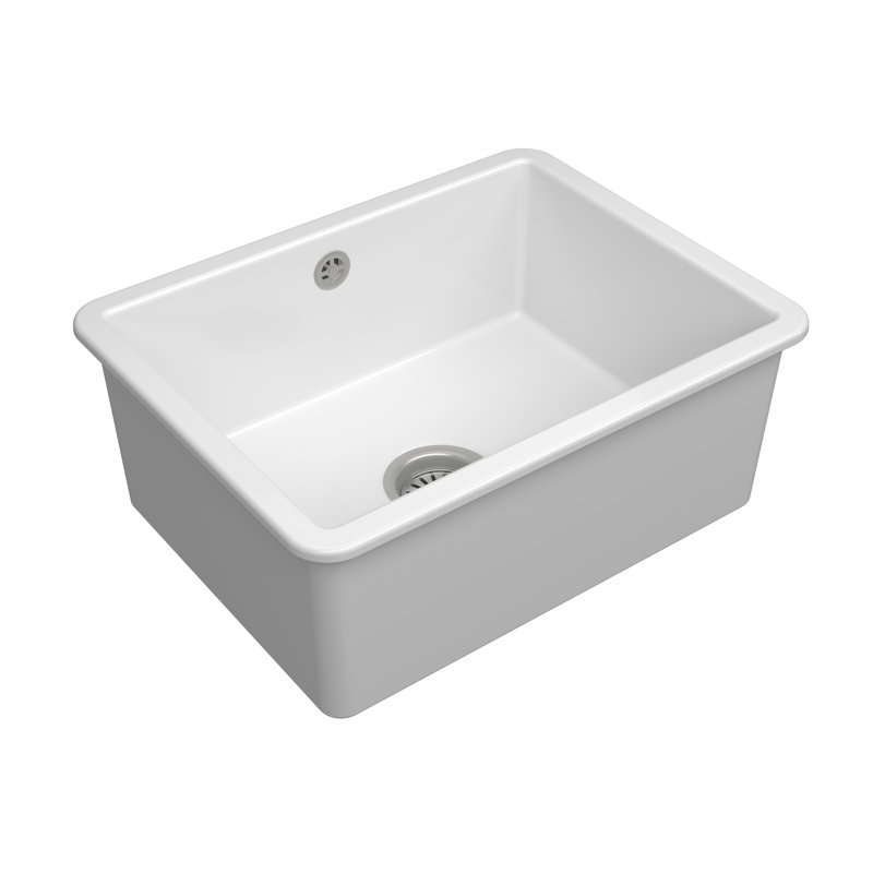 Terralife 43mm W Single Bowl Ceramic Kitchen Sink