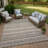 Machine Washable Indoor/Outdoor Chantille ACN2531 Stripes Rug-1207560036-1207560047