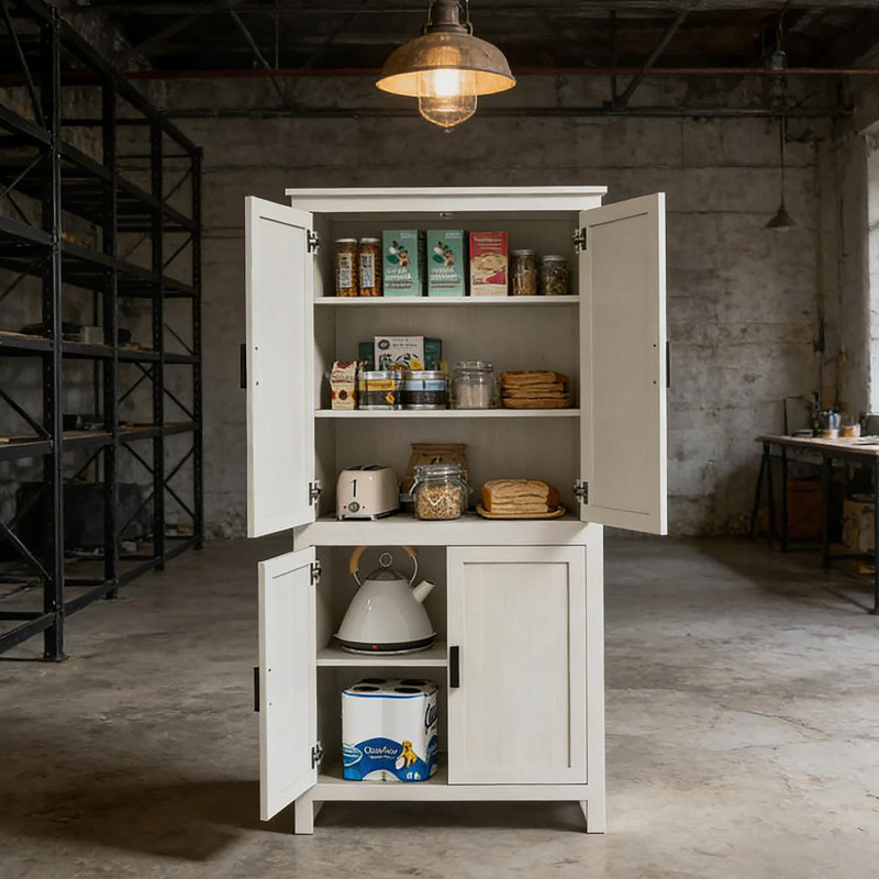 Spacious Freestanding Storage Cabinet,Kitchen Pantry,For Home