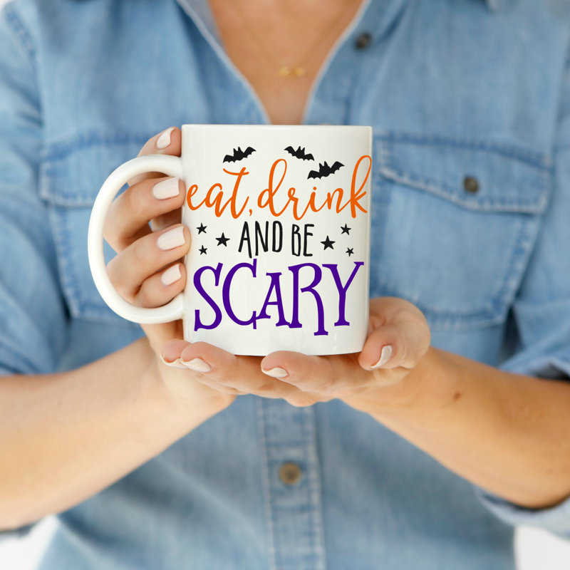 Tasse à café «Eat Drink and Be Scary»
