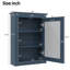 Armoire à pharmacie murale de 20 po, armoire de rangement pour salle de bain avec miroir et tablette réglable en hauteur