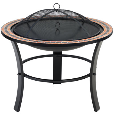 Camas Circle Charcoal Smokeless Outdoor Fireplace