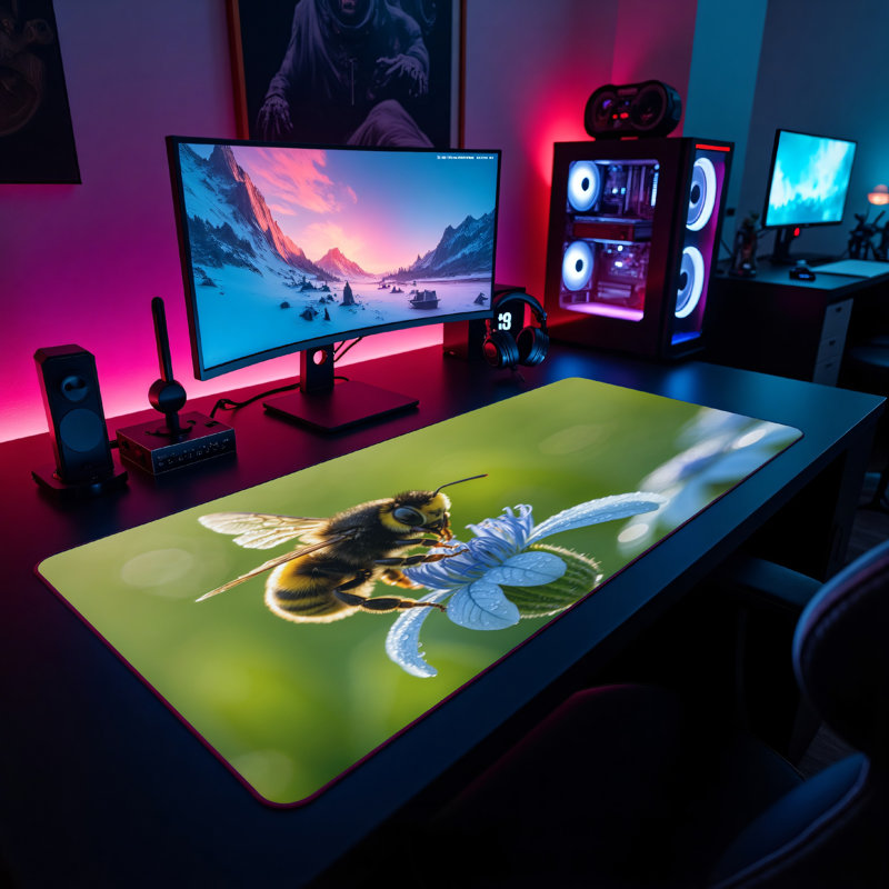 Polyester Desk Pad, 23.6x13.8