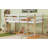 Solid Wooden, Rubber Wooden Twin Loft Bed With Ladder, Bed Platform Of Strengthened Slats,Natural-White-1883117760-1883117775