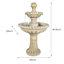 Grande fontaine en béton à 3 niveaux 40,3 po Sunjet
