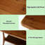 Table basse spacieuse (table basse incluse seulement)
