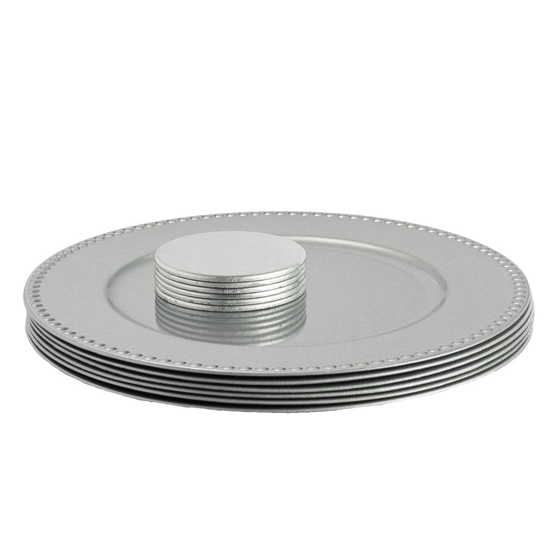 Other Solid Colour Round Placemat And Coaster Set