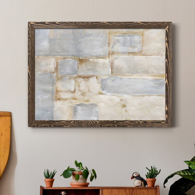 Terrazza I - reproduction d'art sur toile, H 31,5 po x l 23,5 po x P 1,5 po, Noyer