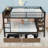 Metal Bunk Bed with Built-in Outlet and Extensive Storage-577917338