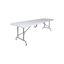 Table pour événements pliable réglable en plastique 8 'avec poignée de transport Parker