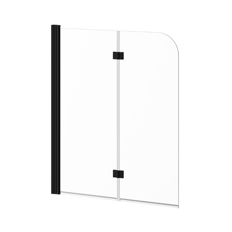Porte en verre Framelss, Noir mat