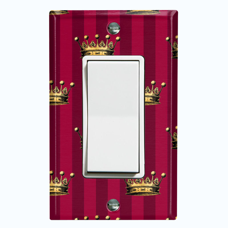 No Subject 1 - Gang Toggle Light Switch Standard Wall Plate