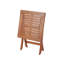 Andrimont Square Acacia Folding Outdoor Side Table , 45cm cm W 45cm cm D