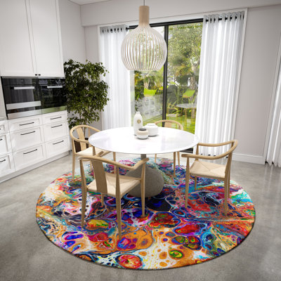 Chenille Abstract Rug