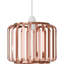 18cm H Novelty Lamp Shade in Rose Gold
