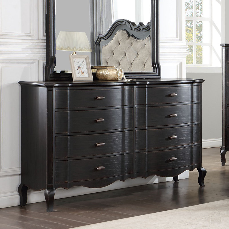 Commode Gilbahar, Noir antique