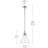 1 Light Updated Traditional Pendant with Glass-111187554-111187555-111187558