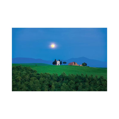 Moon Over Vitaleta, Tuscany, Italy by Mary Cassatt - 1 Piece Wrapped Canvas Wall Art