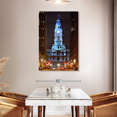 Lilie Philadelphia City Hall At Night