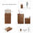 Anita Oliver Solid Wood 3-in-1 Vanity Desk with Flip-Top Mirror, Hidden Chair, Adjustable LED Lighting and Power Outlet, Fully Assembled Makeup Vanity Table for Bedroom-234762628-206250467