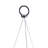 Paw Print Solar Multi Color Wind Chime