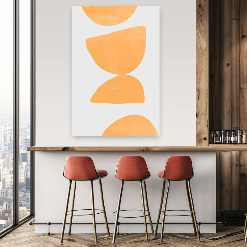 Claybalanceno04 Abstract Minimalist Modern Wall Art Print by Treechild - Wrapped Canvas Print, 152.4cm H x 101.6cm W
